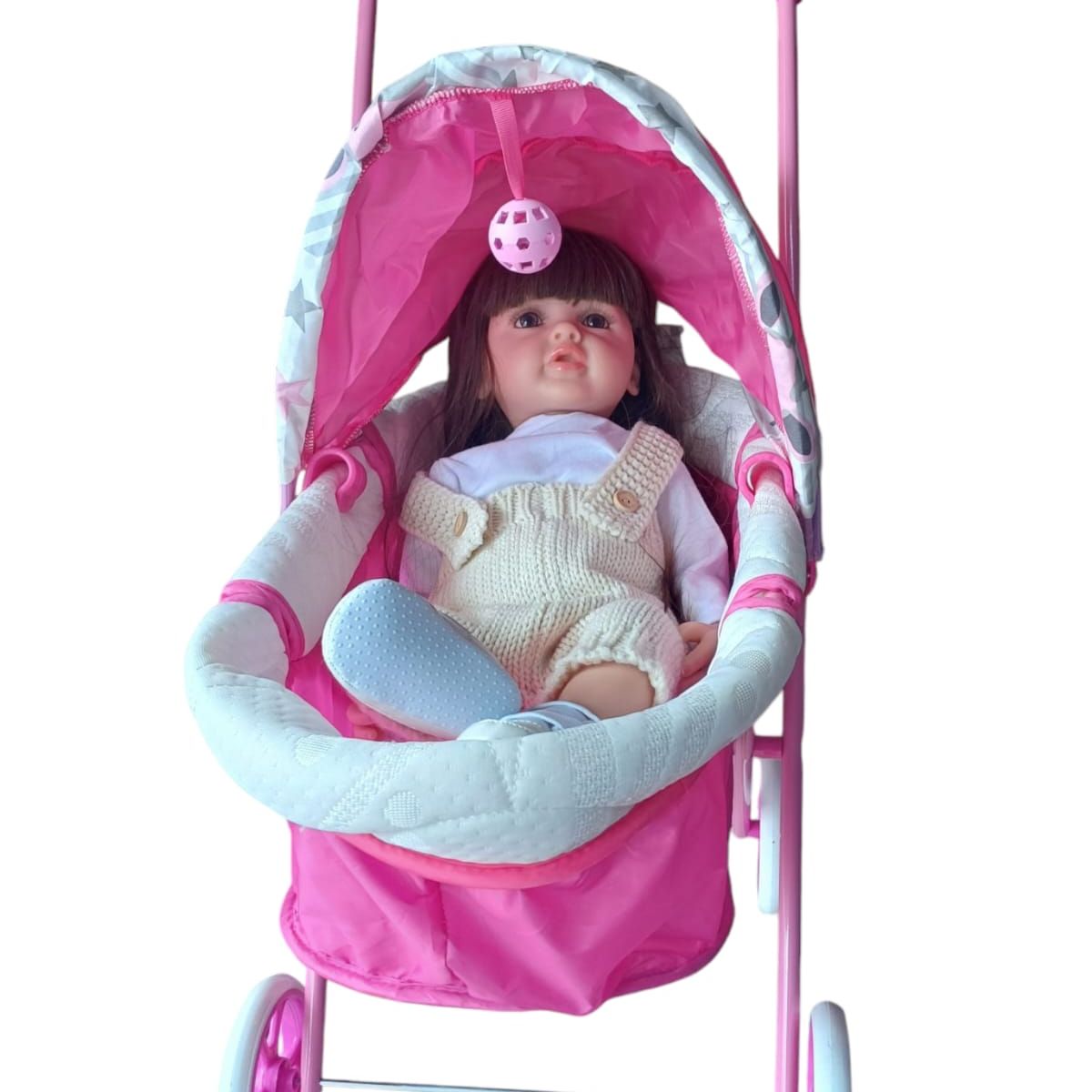 GENERICO - Coche Para Muñeca Cuna Moises Plegable