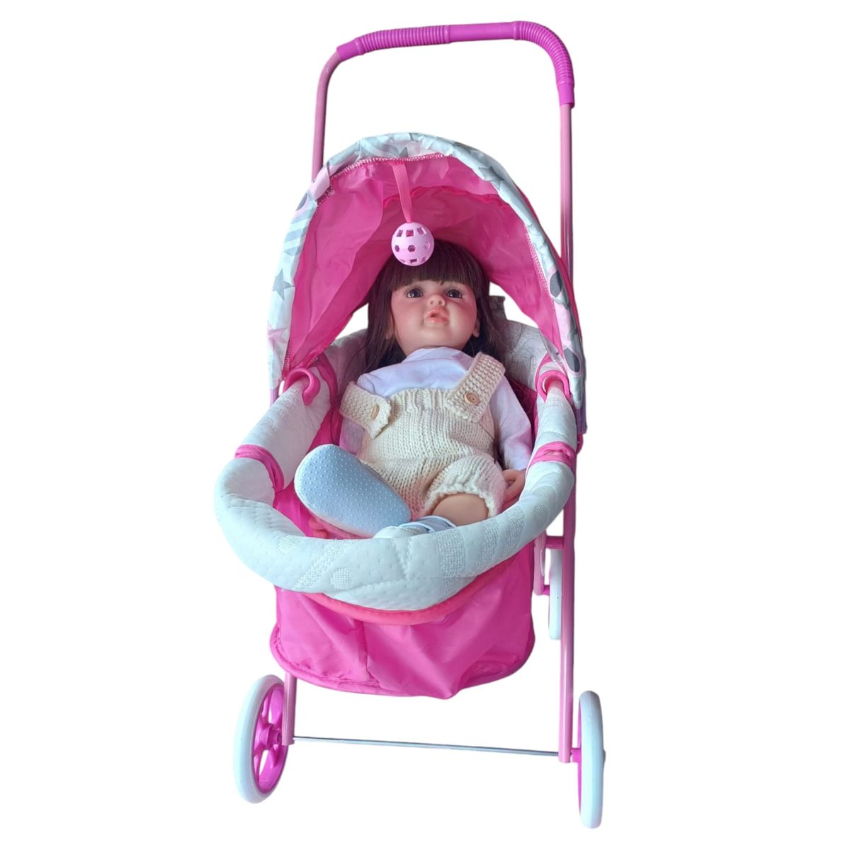 GENERICO - Coche Para Muñeca Cuna Moises Plegable