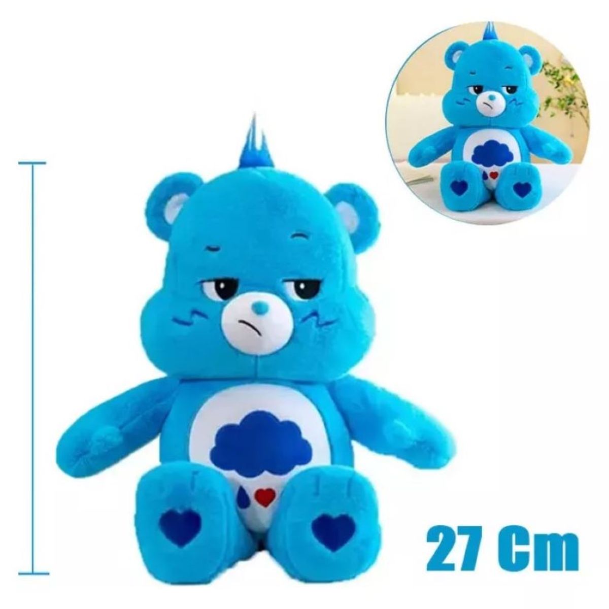 ZHOPI CO - Oso De Peluche Canta Camina E Imita Suave Abrazable Azul