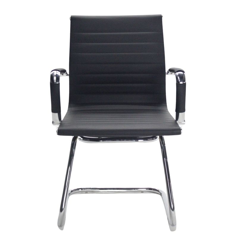 AKIVOY - Silla Interlocutora Business de Oficina Color Negro