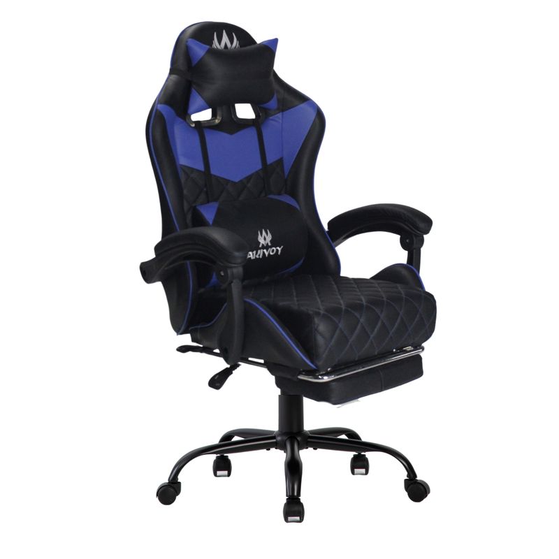 AKIVOY - Silla Gamer Sakai Negro Azul Akivoy