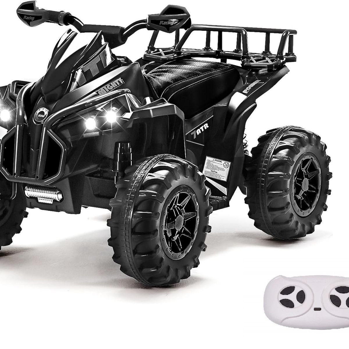 GENERICO - Moto CuatriMoto Batería Eléctrica Niño Negro Control