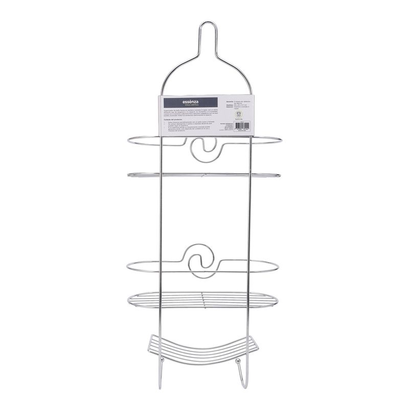 ESSENZA - Organizador De Ducha Y Baño Essenza Olas Basico 3 Estantes