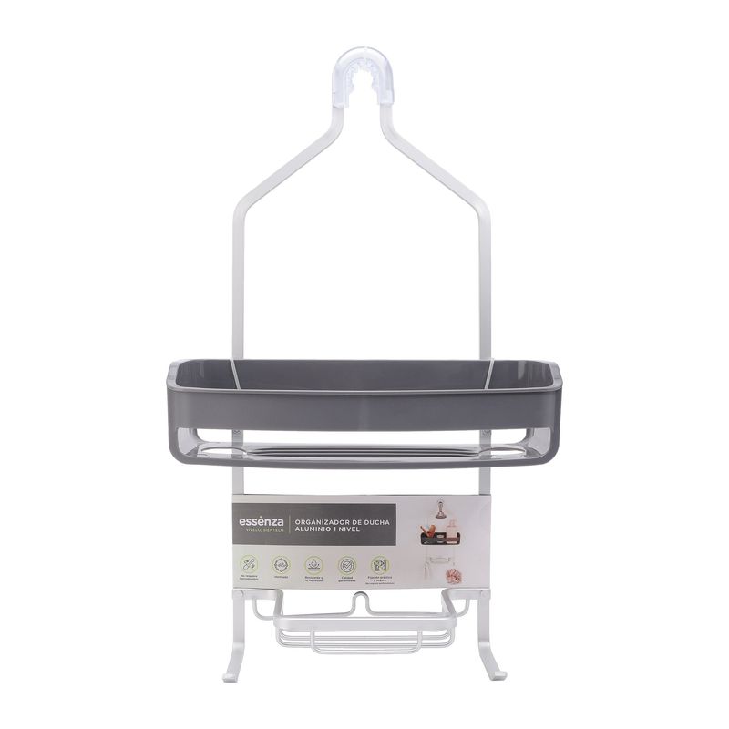 ESSENZA - Organizador De Ducha Y Baño Essenza En Aluminio 2 Niveles