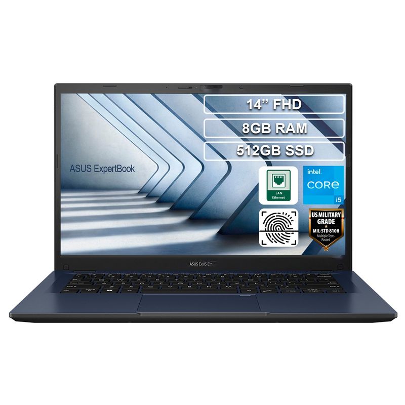ASUS - Portátil ASUS ExpertBook Core i5 1335U 8GB 512GB FHD 14