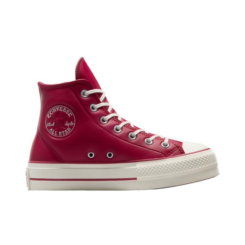 CONVERSE - Tenis Converse Botas Chuck Taylor All Star Lift Mujer-Rojo