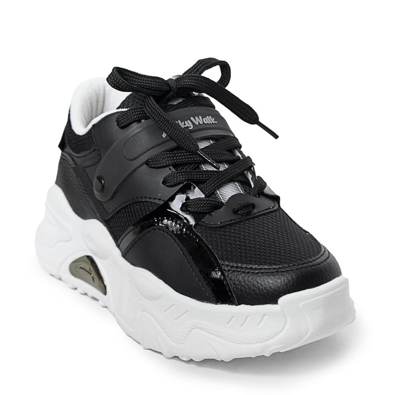 PRICE SHOES - Price Shoes Tenis Moda Mujer 632058NEGRO