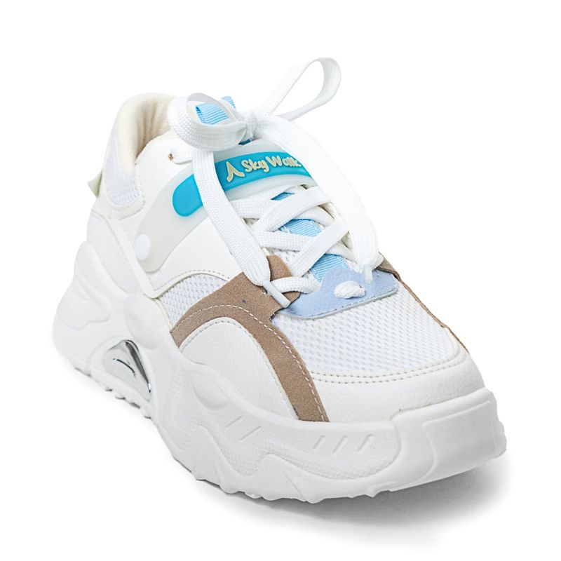 PRICE SHOES - Price Shoes Tenis Moda Mujer 632058AZUL
