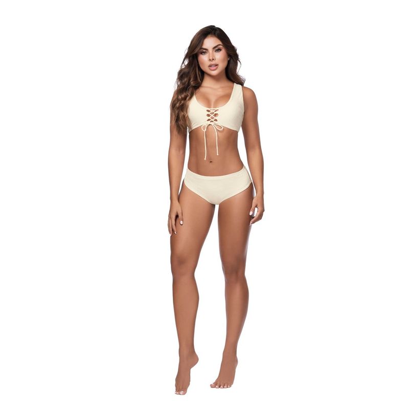 CHAMELA - Vestido De Baño Panty Vainilla  44255