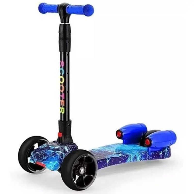 HOME - Patin para Niños con Bluetooth Humo y Luces - AZUL