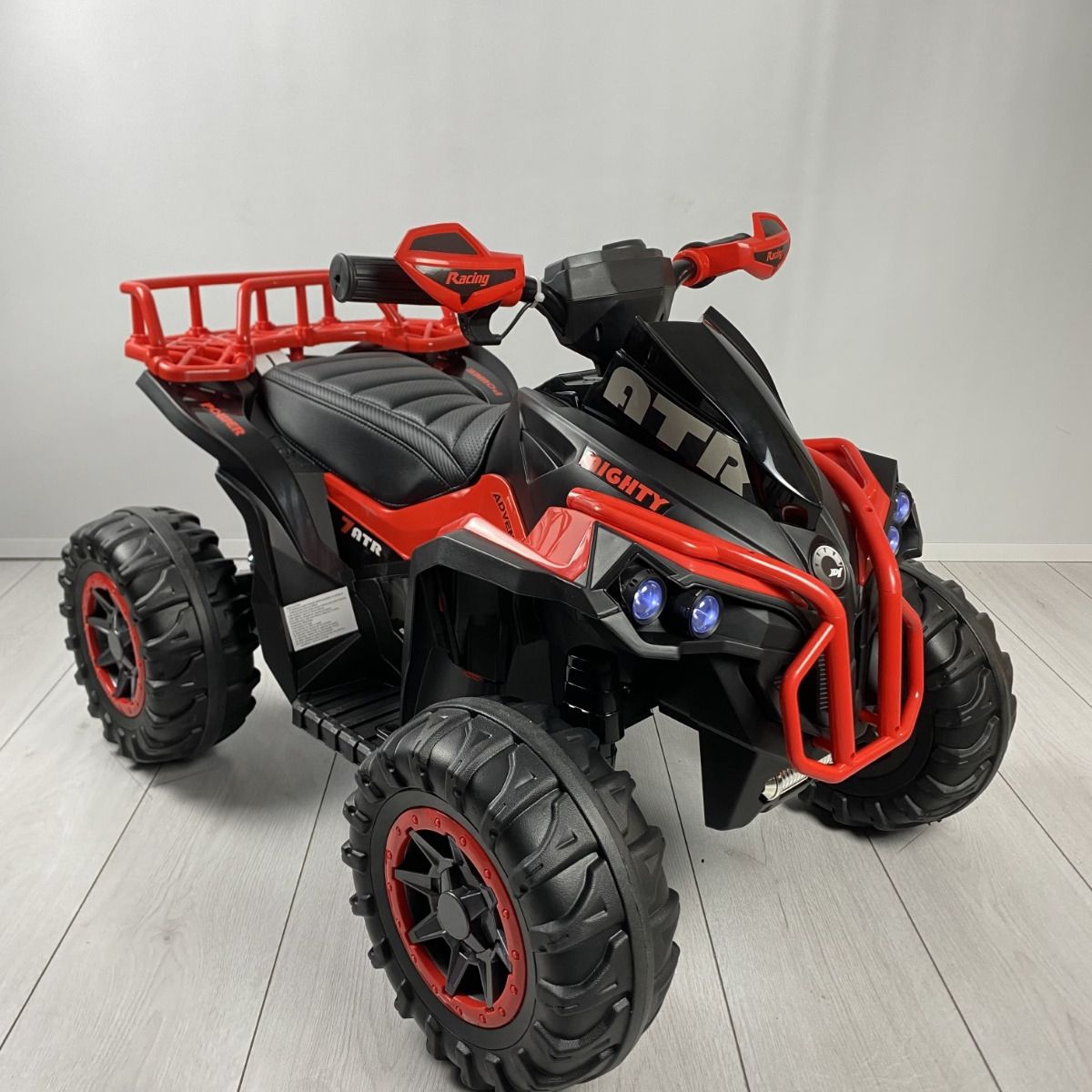 GENERICO - Moto CuatriMoto Batería Eléctrica Niño Rojo Control