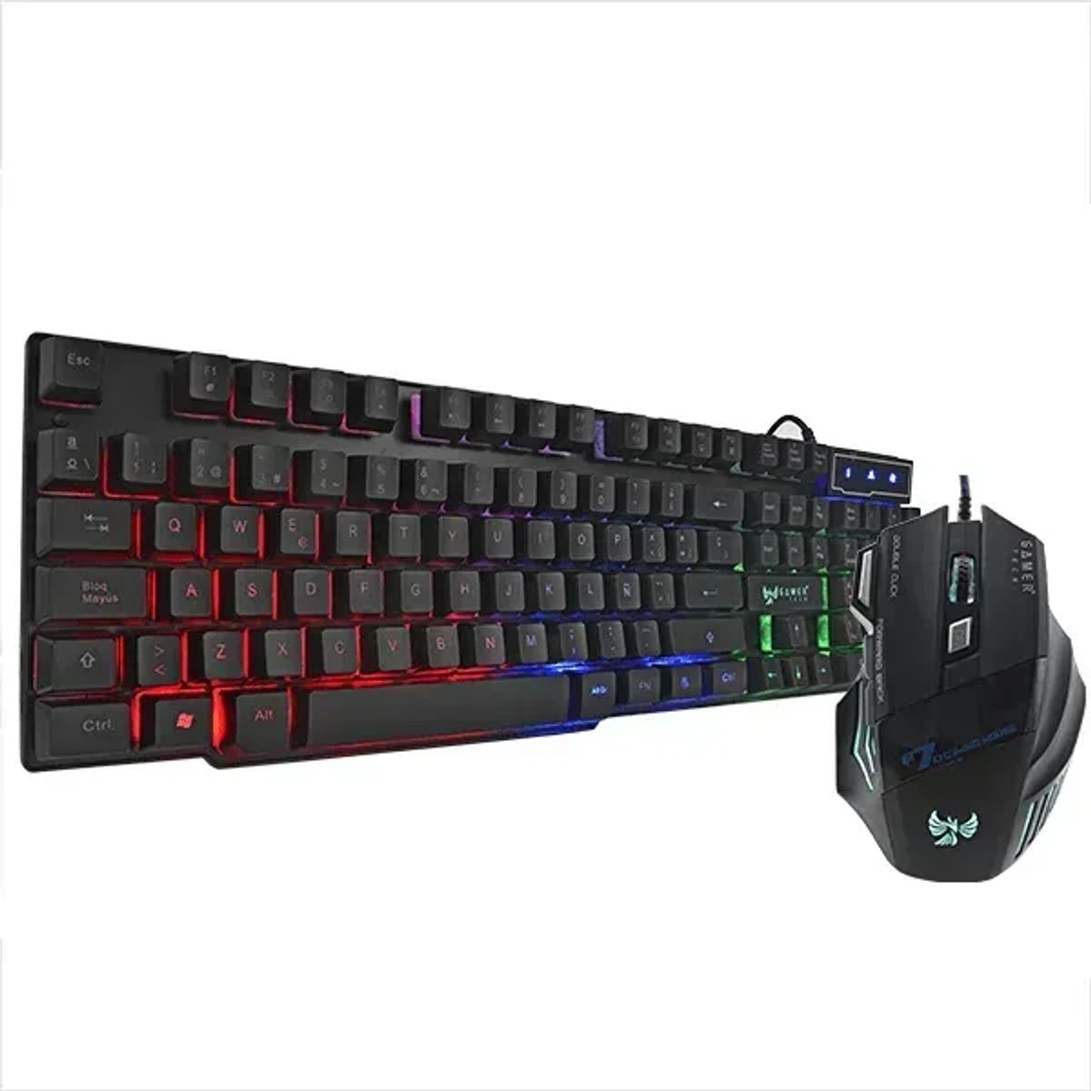 JALTECH - Combo Usb Teclado Y Mouse Gamer T Gt300c 10907