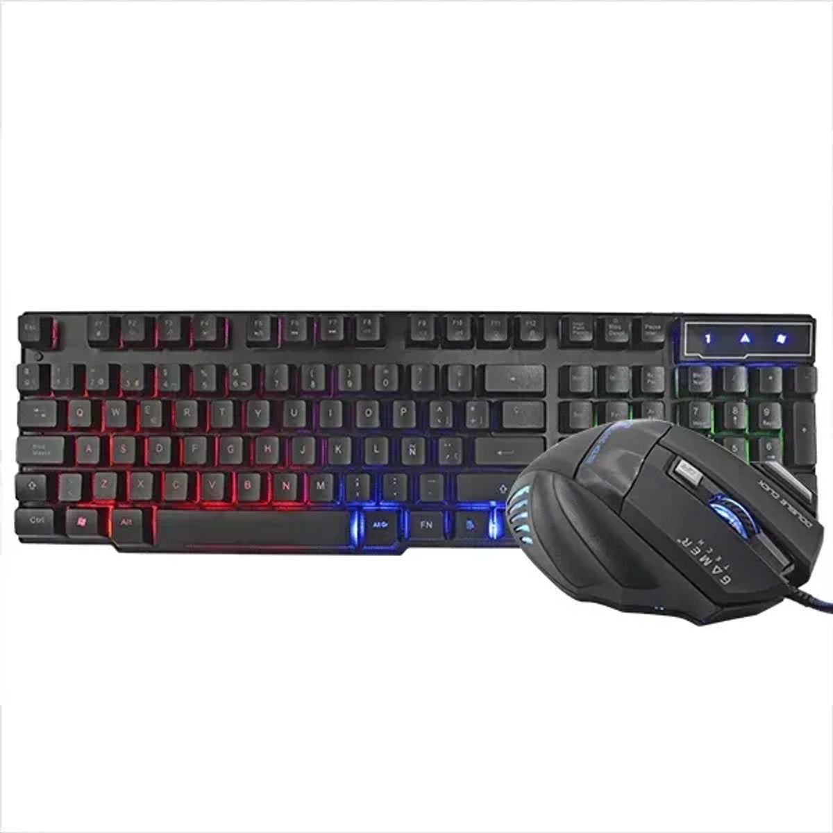 JALTECH - Combo Usb Teclado Y Mouse Gamer T Gt300c 10907