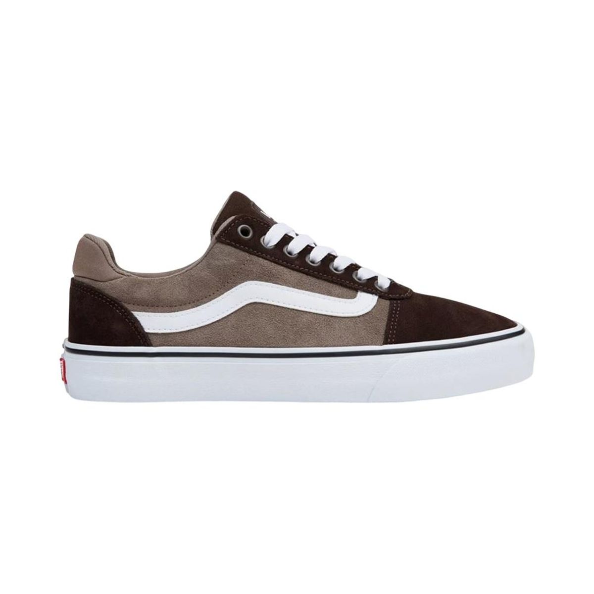 VANS - Tenis Vans Ward Deluxe Hombre-Marron/Blanco