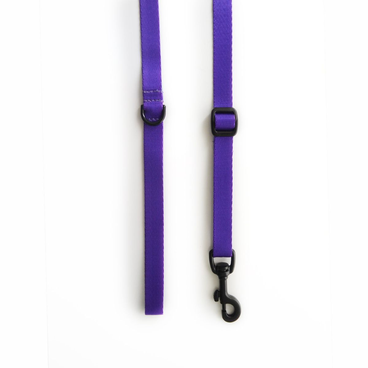 WAWAW - Traílla para perro talla 16mm sencilla unicolor adorable morado 2