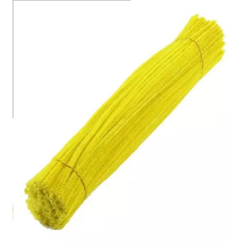 GENERICO - Chelines Gamuzado X 100 Unidades Color Amarillo