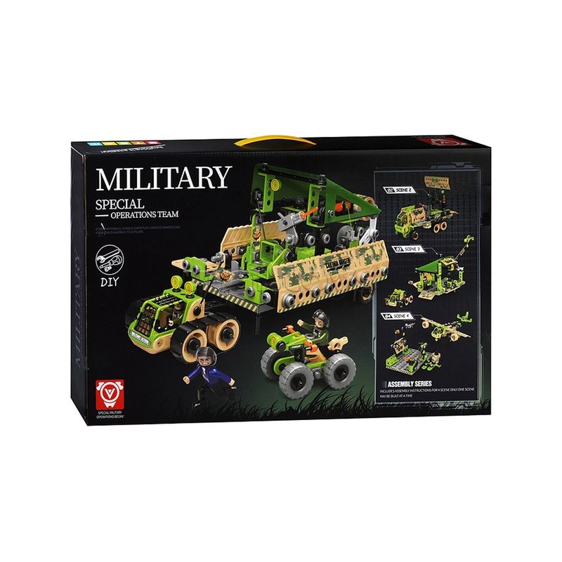 GENERICO - Bloques De Construcción 358 Fichas Ingeniería Militar