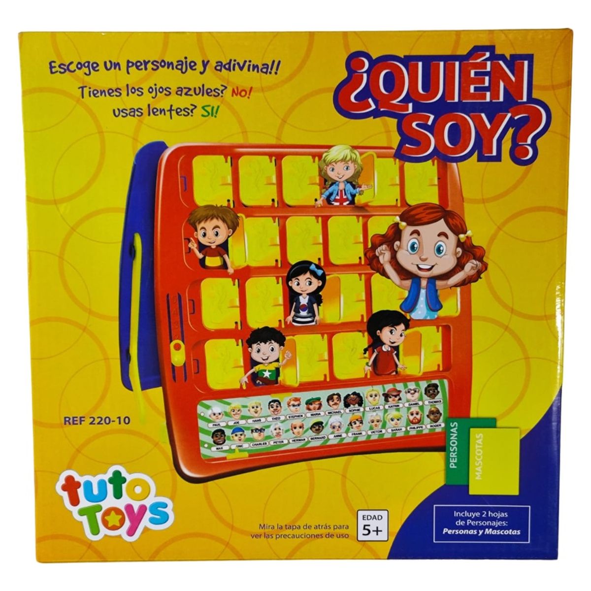 GENERICO - Juego Mesa Interactivo Niño Niña Adivinar Personajes