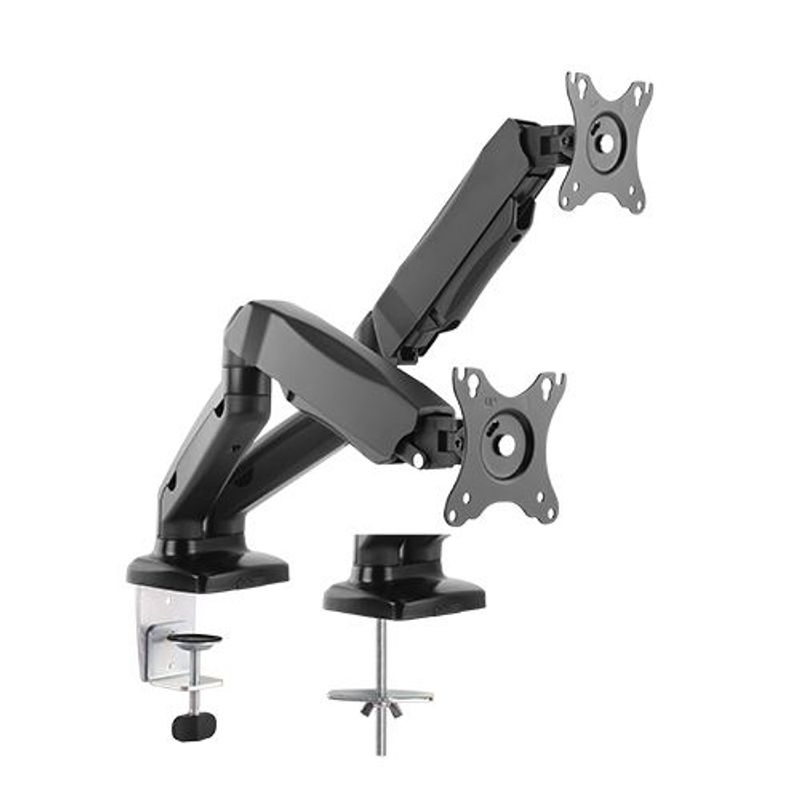 ERGONOMUS - Soporte Brazo Monitor Ergonomus Flexigas Doble Pantalla hasta 27