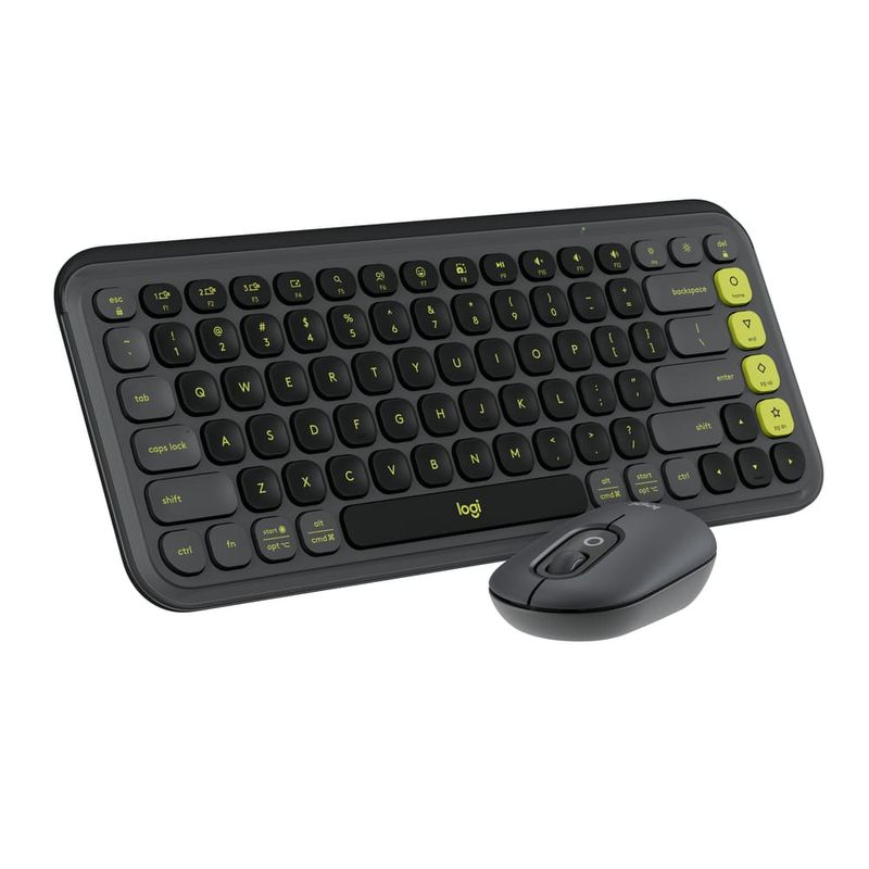 LOGITECH - Combo Teclado Y Mouse Bluetooth Logitech Pop Icon Grafito