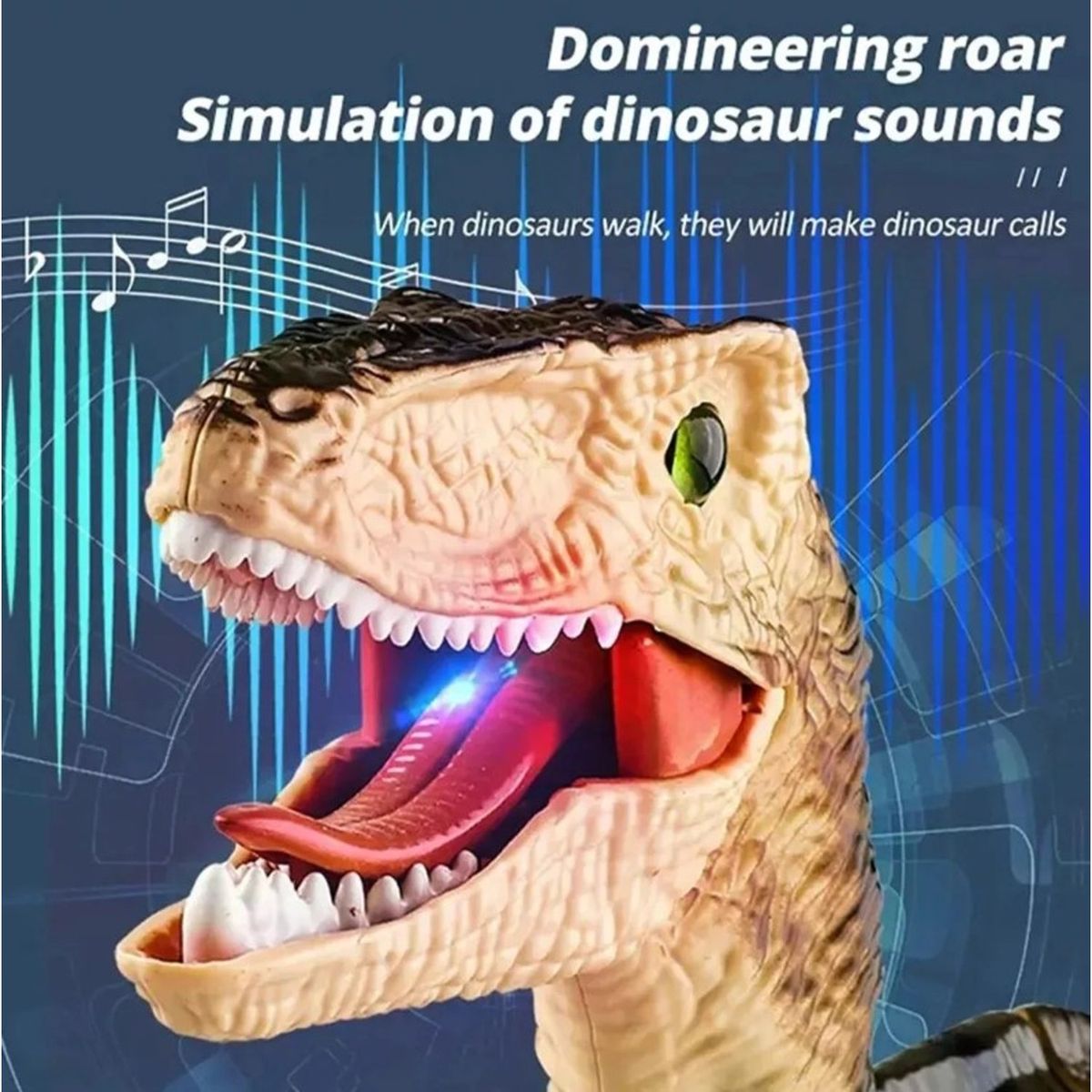HOME - Juguete A Control Remoto De Dinosaurio T Rex Sonido Niños