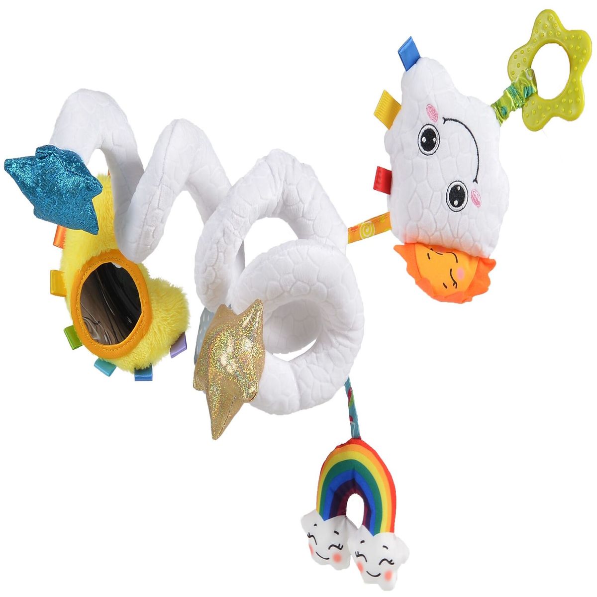 JUGANDO Y EDUCANDO - Juguete Bebé Didáctico Espiral Sensorial Estimulación