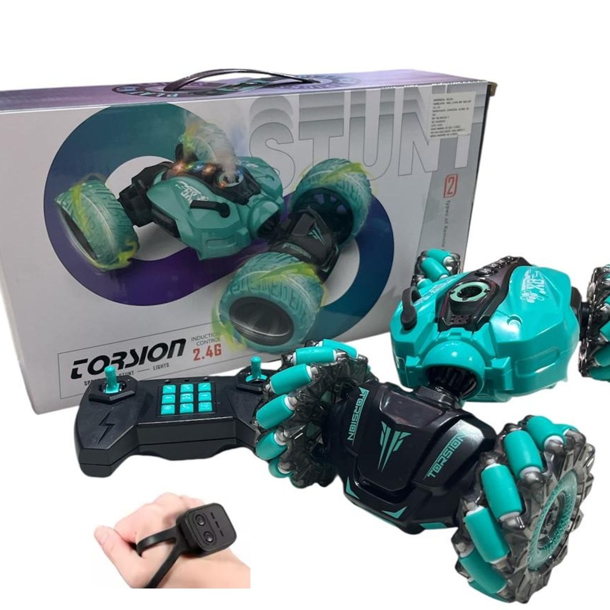 HOME - Carro Control Remoto Stunt 4x4 Sensor Movimiento Mano