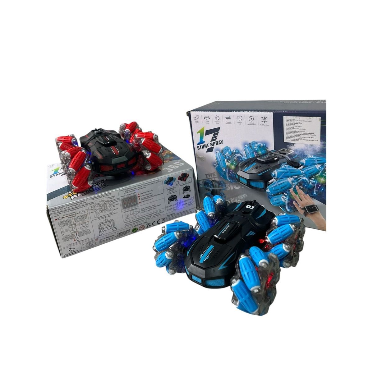 HOME - Carro Stunt Pequeño Acróbata Luces Humo Turbina Sonidos