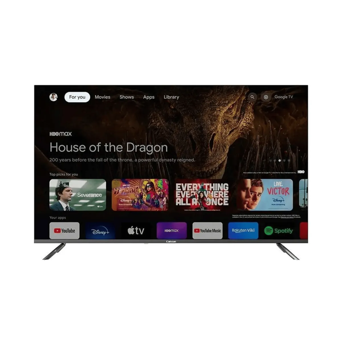 CAIXUN - Televisor Caixun 55 Pulgadas Smart Tv 4K C55VAUG