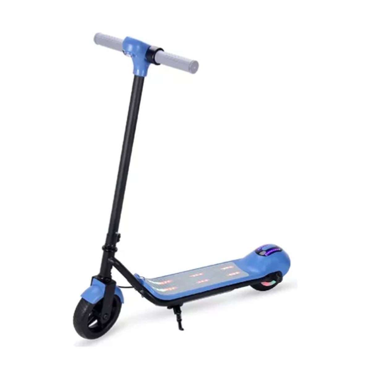 INNOVA - Patineta Eléctrica Niños Monopatín Scooter Luz Sonido Azul