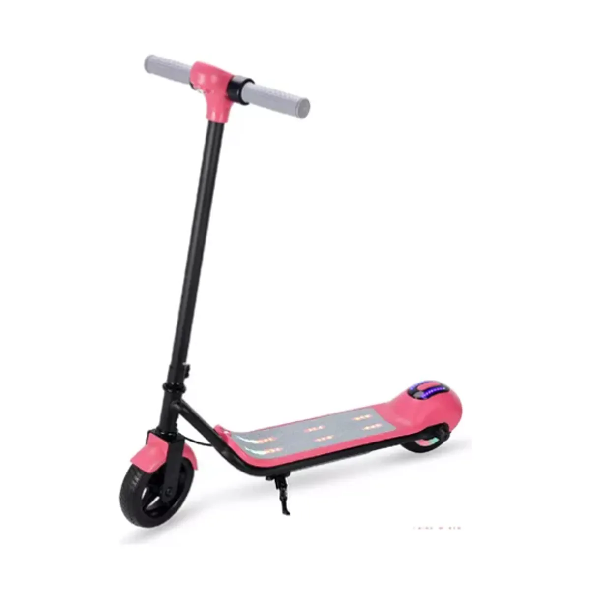 INNOVA - Patineta Eléctrica Niños Monopatín Scooter Luz Sonido Rosa