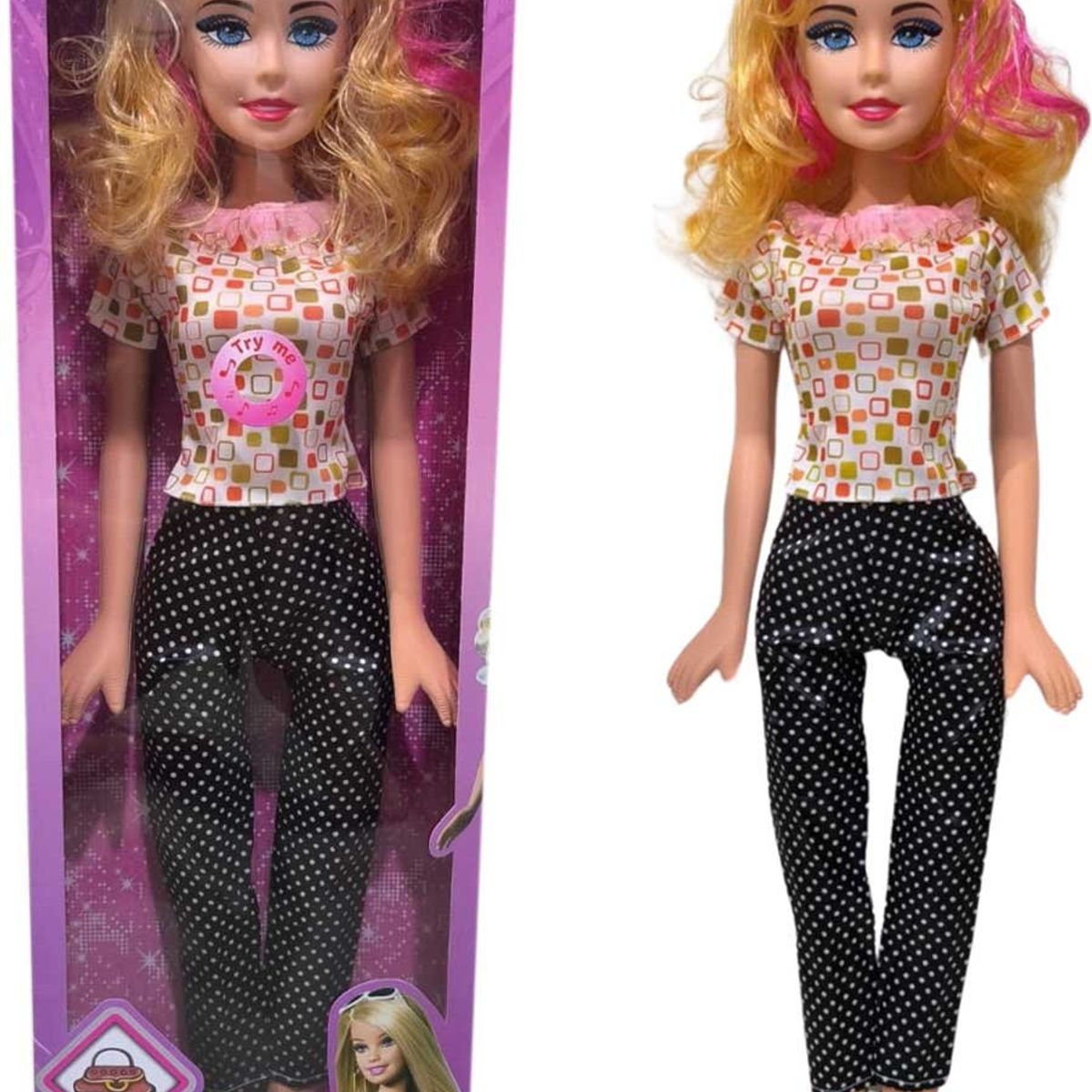 GENERICO - Muñeca Fashion Super Grande Juguete Infantil Niñas