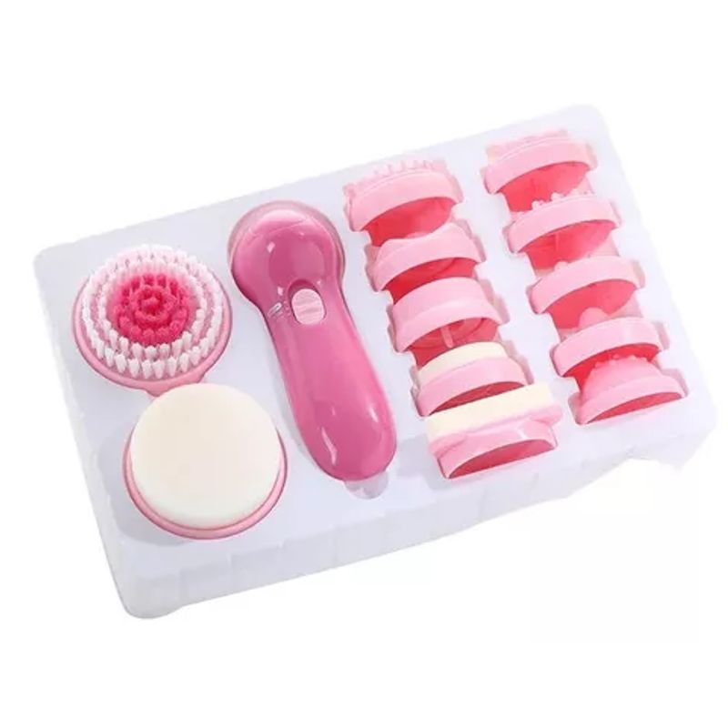 GENERICO - Kit Masajeador Facial Limpieza 12 Piezas