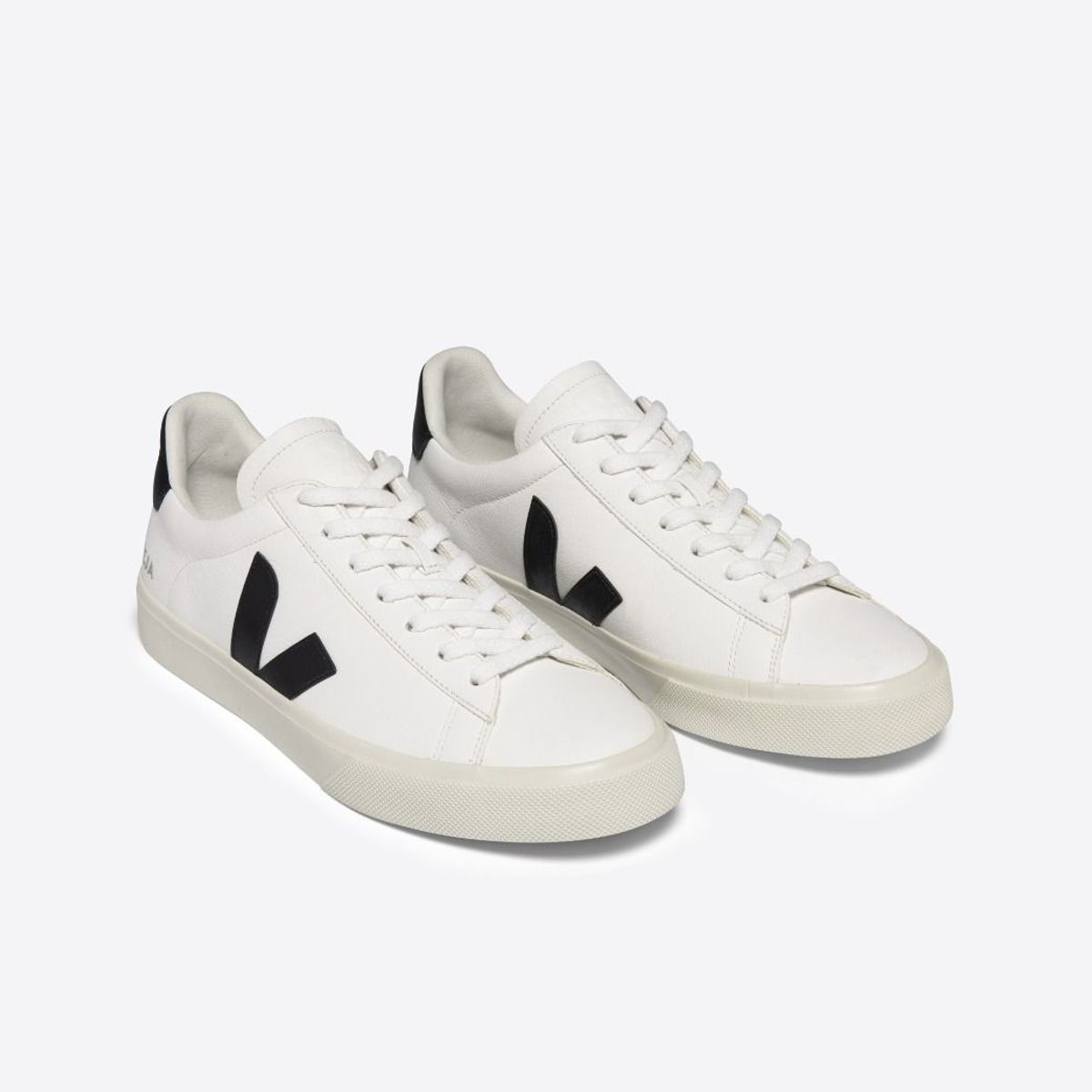 VEJA - Tenis veja de hombre campo chromefree leather VEJA Blanco TENCAMPOCHL