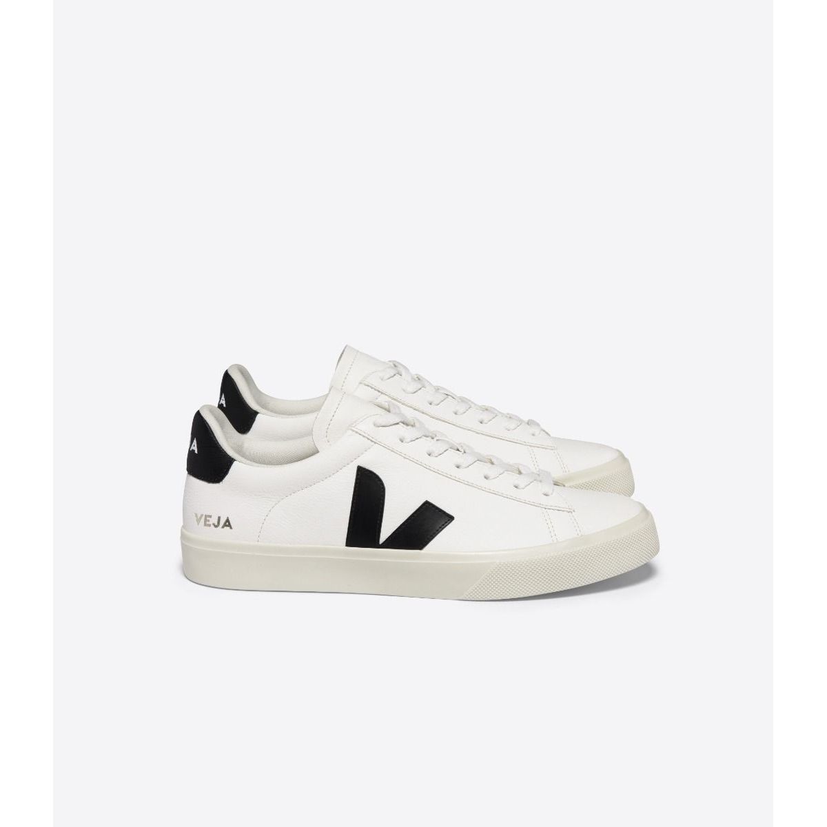 VEJA - Tenis veja de hombre campo chromefree leather VEJA Blanco TENCAMPOCHL