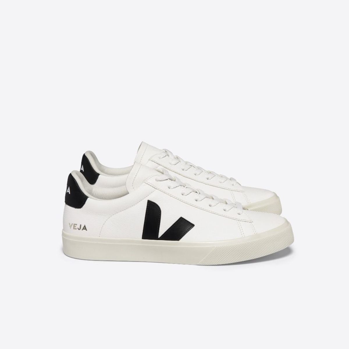 VEJA - Tenis veja de hombre campo chromefree leather VEJA Blanco TENCAMPOCHL