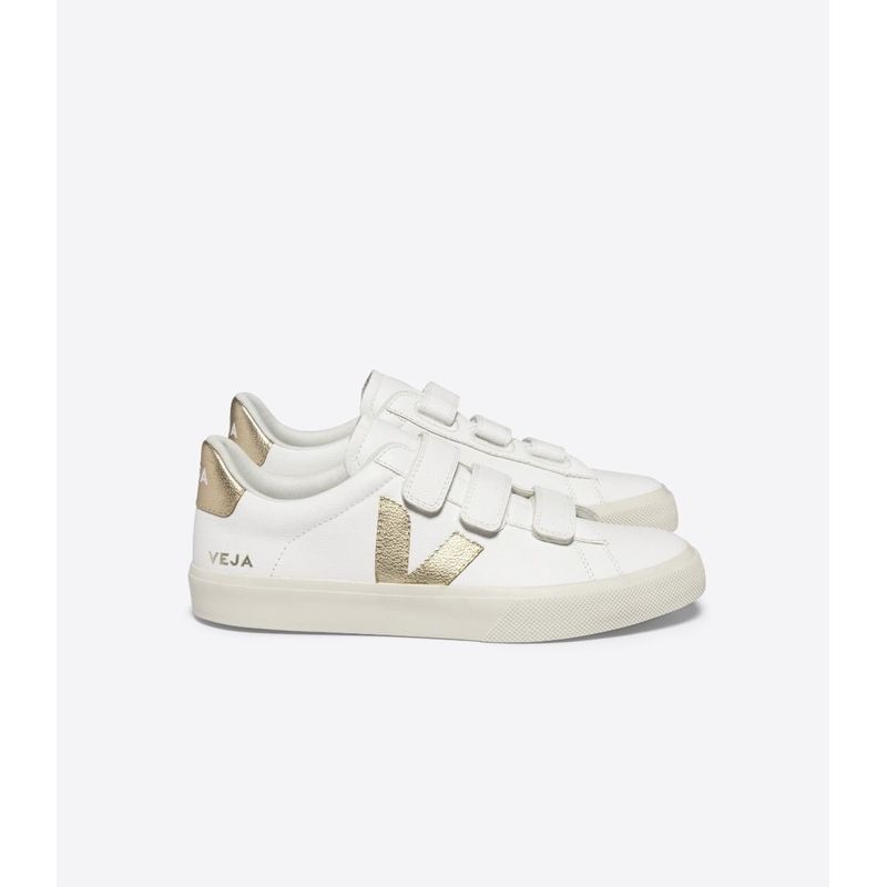 VEJA - Tenis veja de mujer recife logo VEJA Blanco ZARC0502762AWHI