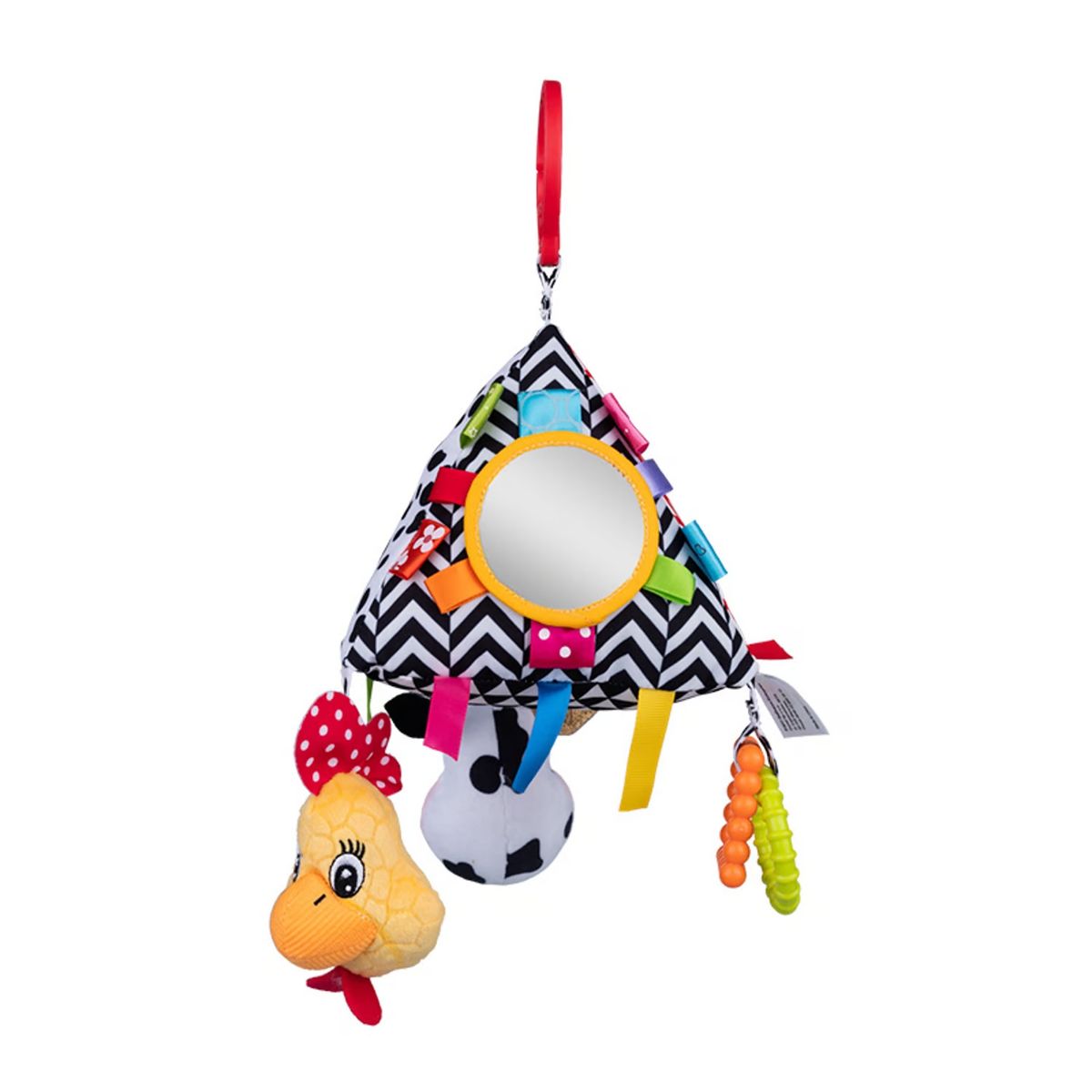 JUGANDO Y EDUCANDO - Juguete Bebé Didáctico Colgante Sensorial Estimulación