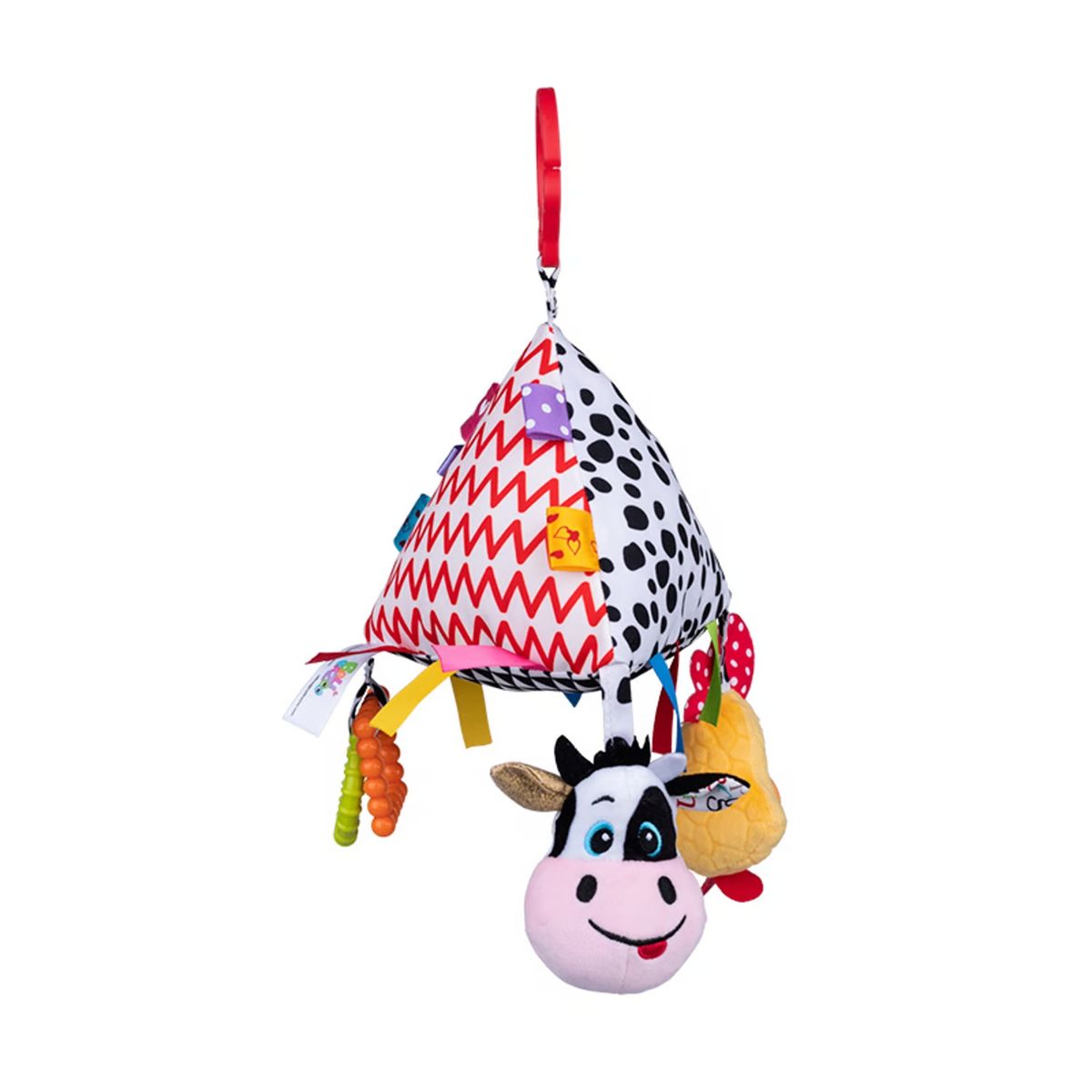 JUGANDO Y EDUCANDO - Juguete Bebé Didáctico Colgante Sensorial Estimulación