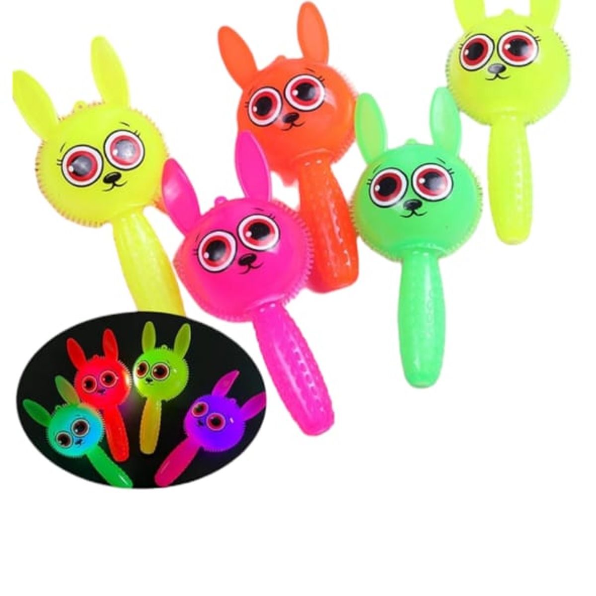 INFANTILES CAJUROMIX - Sonajero Chillon Con Luz Conejo x13