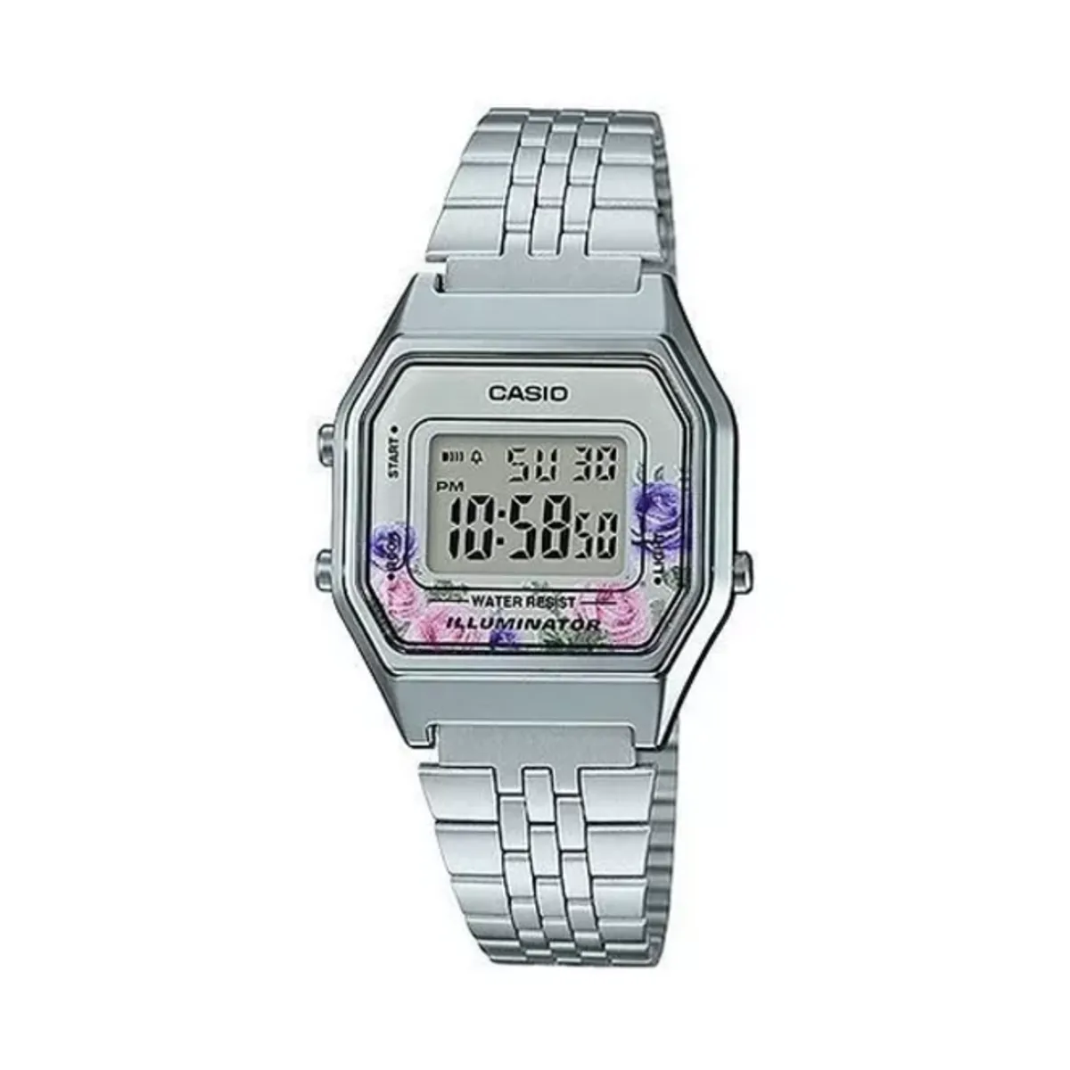 CASIO - Reloj Casio Modelo LA680WA-4C clásico-Plateado