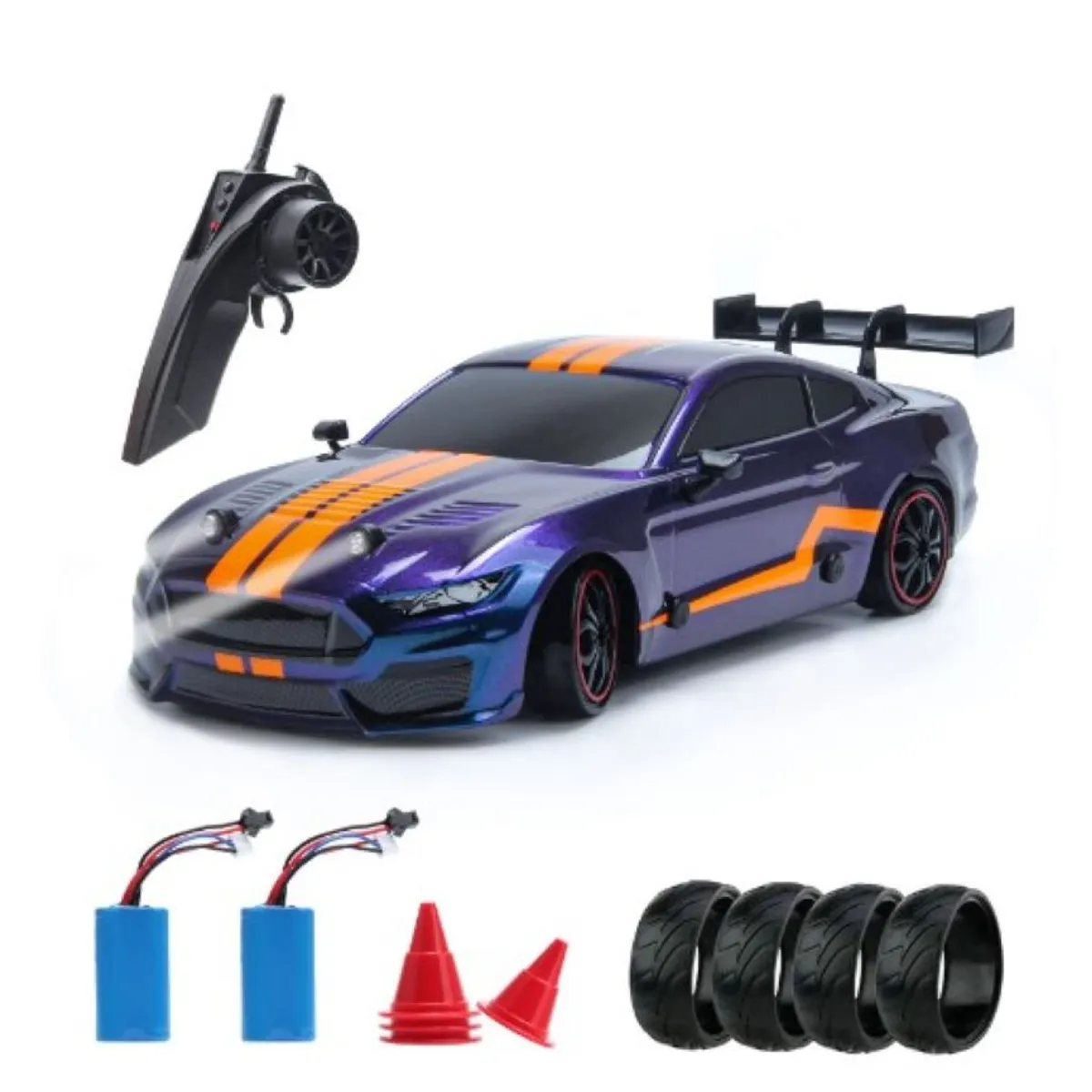 GENERICO - Carro Control Remoto GT Drift Car RC 4WD Sport Ricing