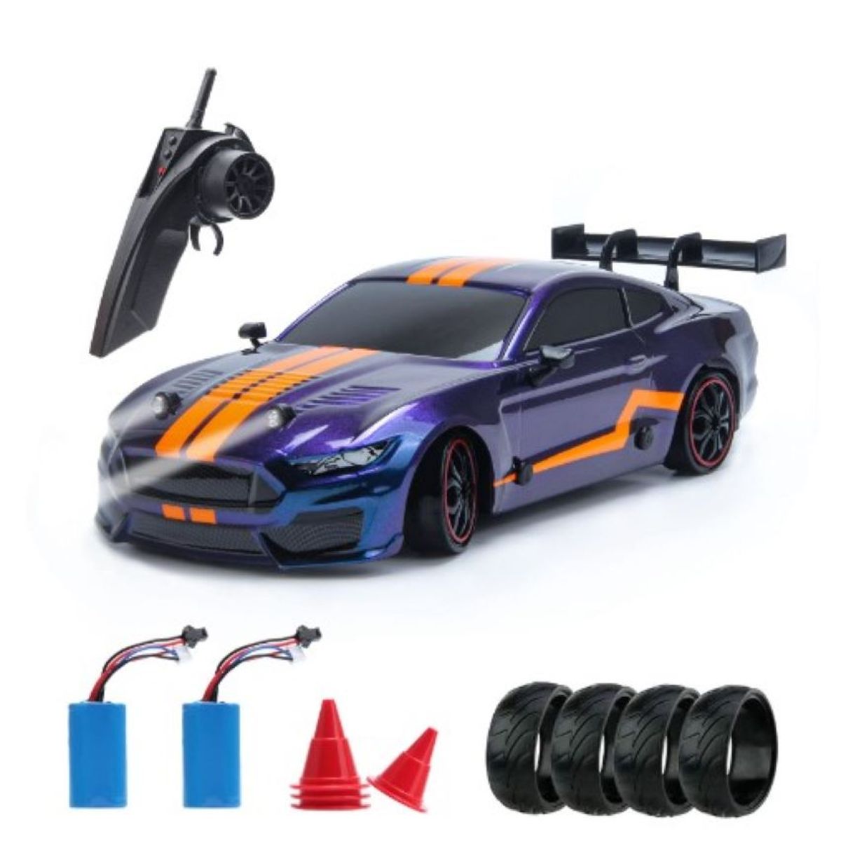 GENERICO - Carro Control Remoto GT Drift Car RC 4WD Sport Ricing