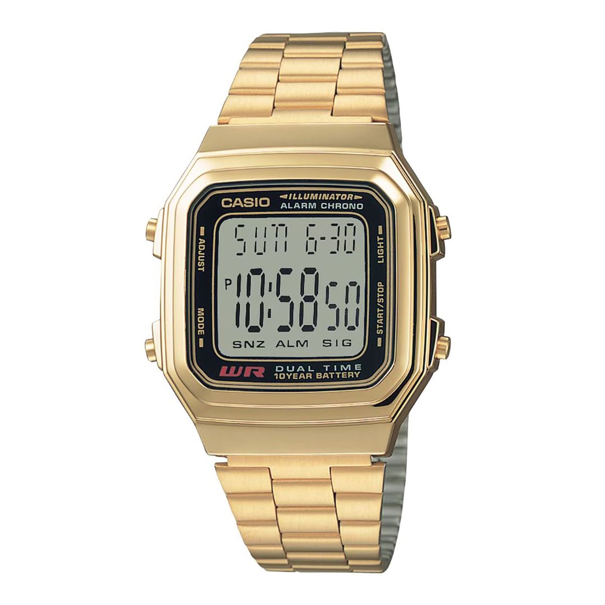 CASIO - Reloj Casio A178WGA-1A Diseño Elegante