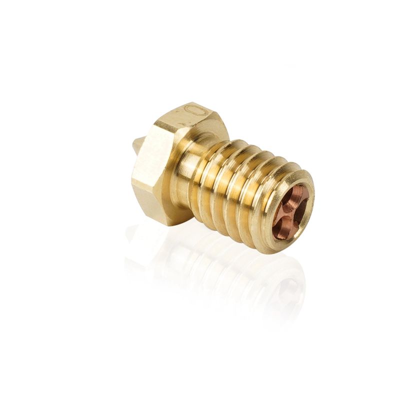 GENERICO - Boquilla Nozzle Extrusor Alto Flujo E3dv6 06mm M6 175mm
