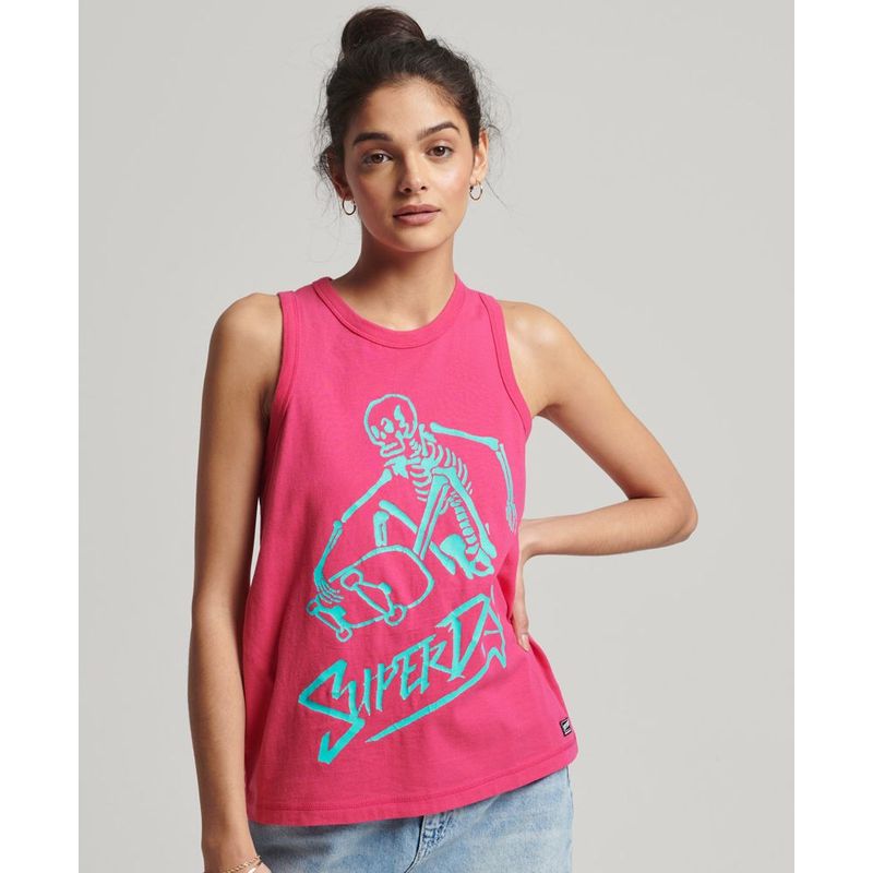 SUPERDRY - Camiseta Para Mujer Vintage Cali Vest Superdry