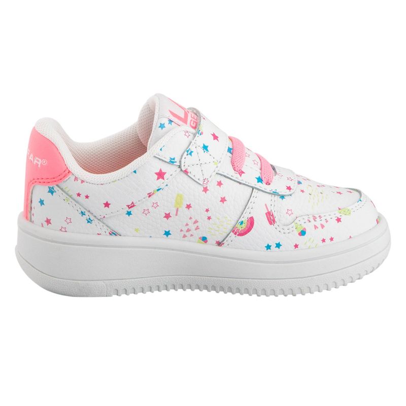 Zapatos Deportivos Para Niña Pequeña La Gear Payless Blanco LA