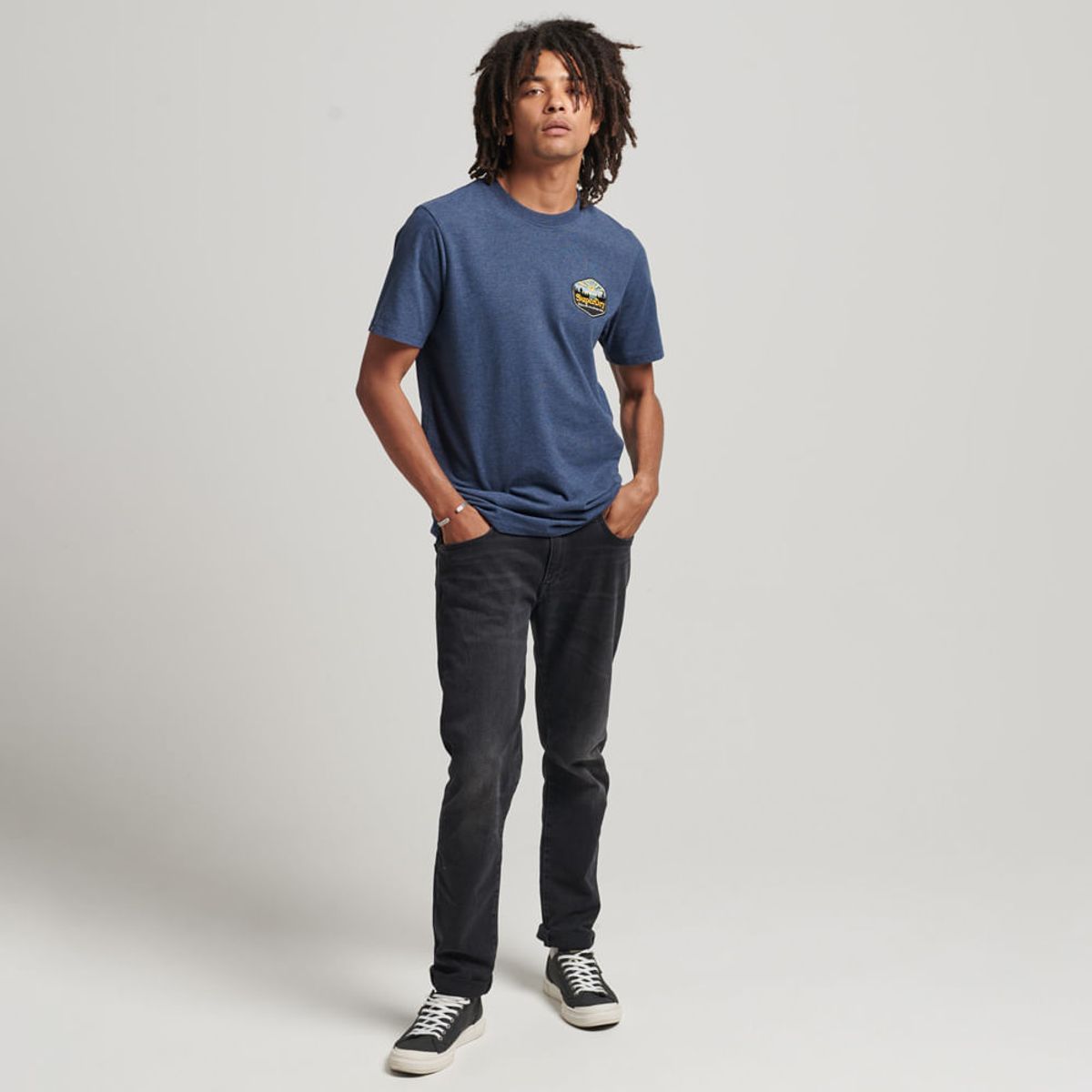 SUPERDRY - Camiseta Manga Corta Para Hombre Vintage Travel Superdry