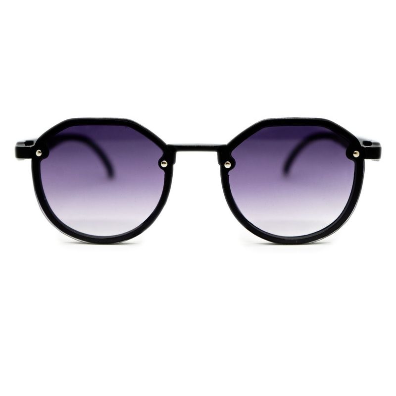 AT NIGHT SUNGLASSES - Gafas de Sol At night Estilo Moderno round negras UV400