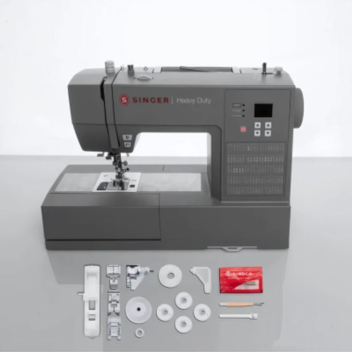 SINGER - Máquina de coser SINGER HEAVY DUTY 6605C